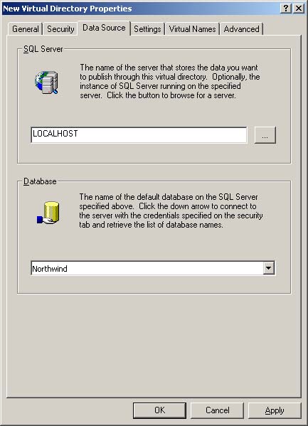 IIS Virtual Directory Management for SQL Server MMC 5